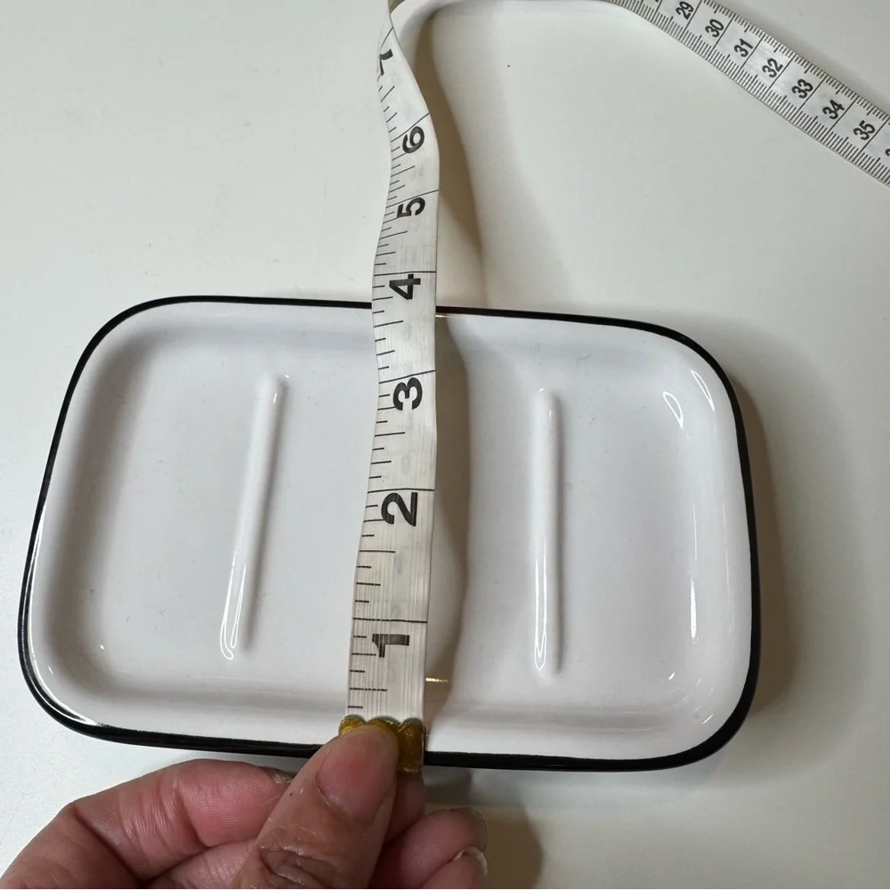 Hearth & Hand Black and White Soap Dish
